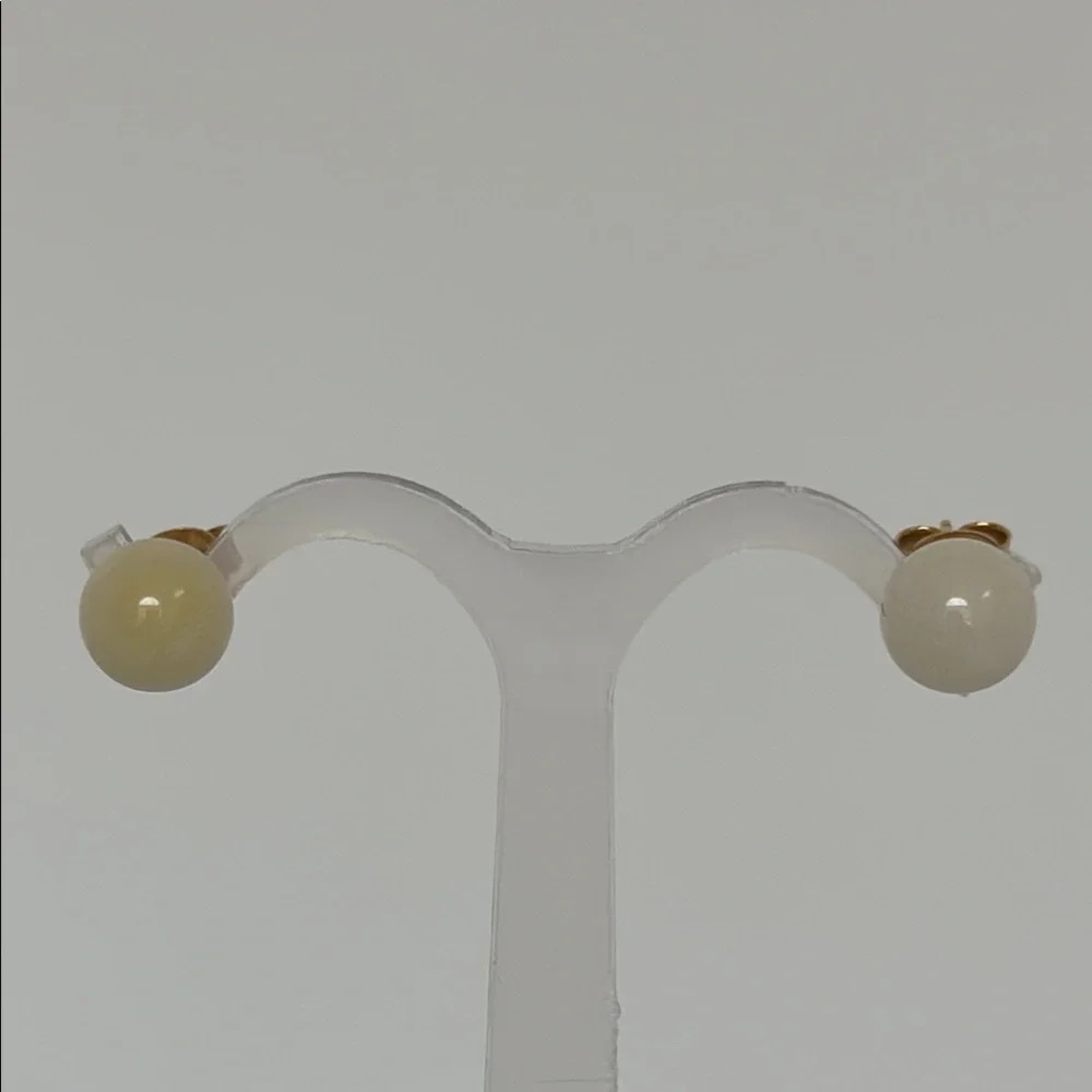 14k real solid gold AGATE stones Earrings​